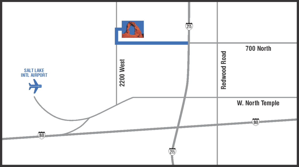 ParknJetDirectionsto850NorthArchLot Park n' Jet Salt Lake